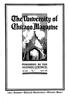 University of Chicago Magazine, Vol. 13, No. 7, May 1921