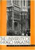 University of Chicago Magazine, Vol. 31, No. 1, October 1938