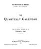 Quarterly Calendar, Vol. 4, No. 3, February 1896