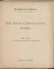 University of Chicago Convocation Programs, April 3, 1894