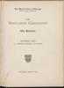 University of Chicago Convocation Programs, September 3, 1915