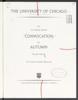 University of Chicago Convocation Programs, December 15, 1989